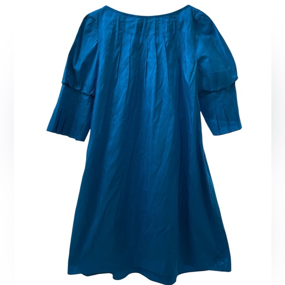 Calypso Christiane Cello Blue Silk Dress - Picture 5 of 5